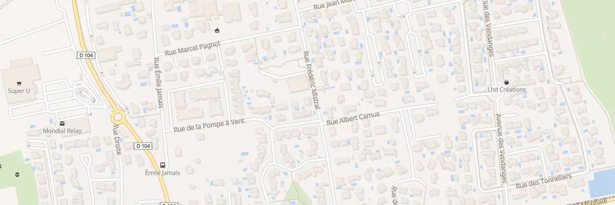 Plan du 378 Rue Frederic Mistral à Vergèze