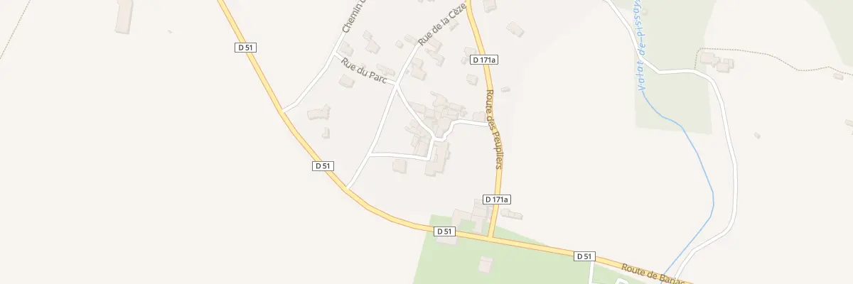 Plan du 3 Rue des Cèdres à Saint-Victor-de-Malcap