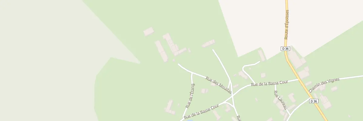 Plan du 2 Rue des Mouillas à Thoste