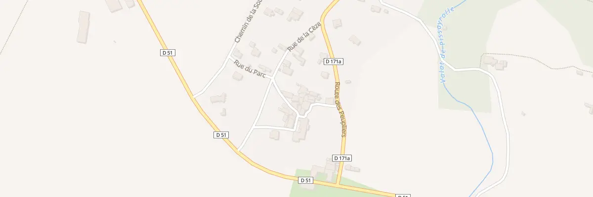 Plan du 3 Rue du Puits à Saint-Victor-de-Malcap