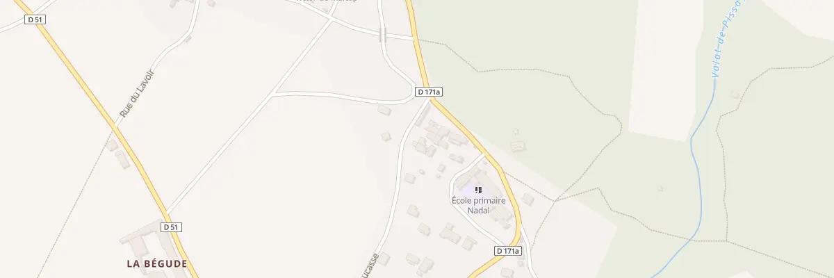 Plan du 1 Che de la Soucasse à Saint-Victor-de-Malcap