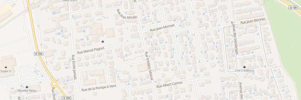Plan du 333 Rue Frederic Mistral à Vergèze