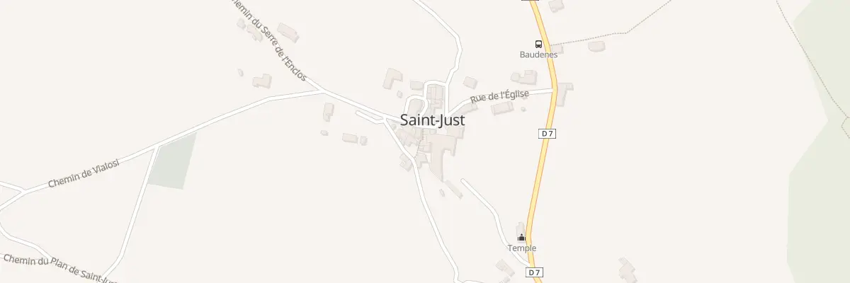 Plan du 2 Rle de la Calade à Saint-Just-et-Vacquières