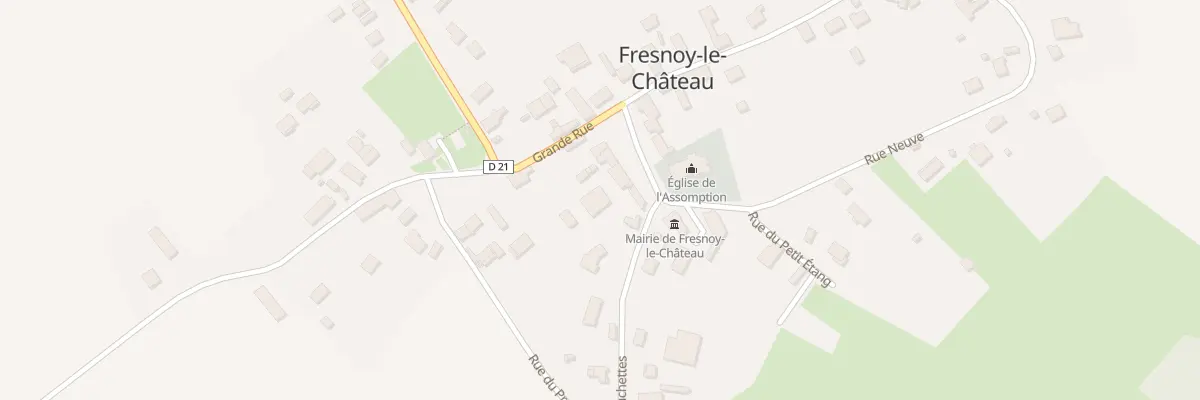 Plan du 4A Pl de l’Eglise à Fresnoy-le-Château