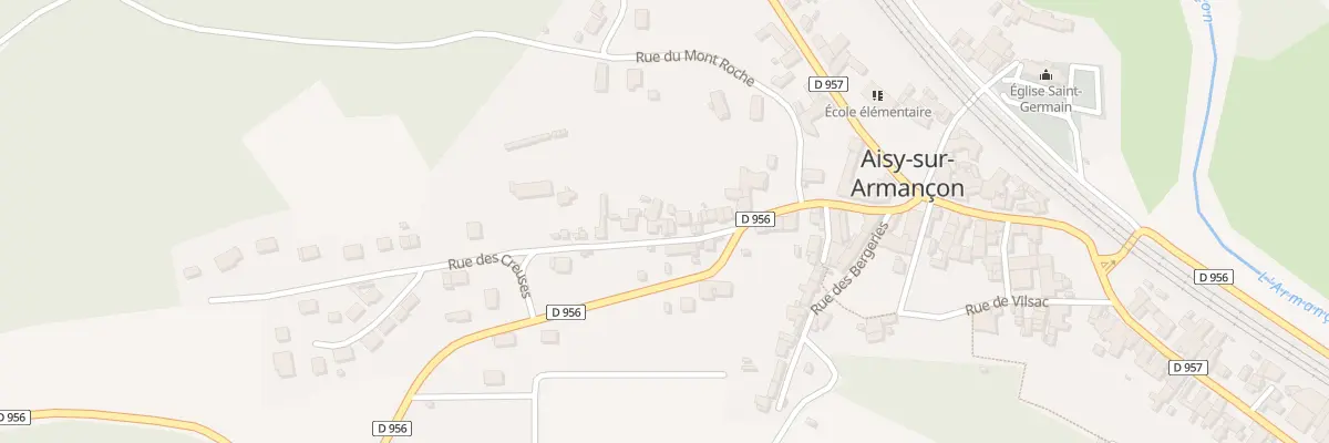 Plan du 11 Rue Jean Leclaire à Aisy-sur-Armançon
