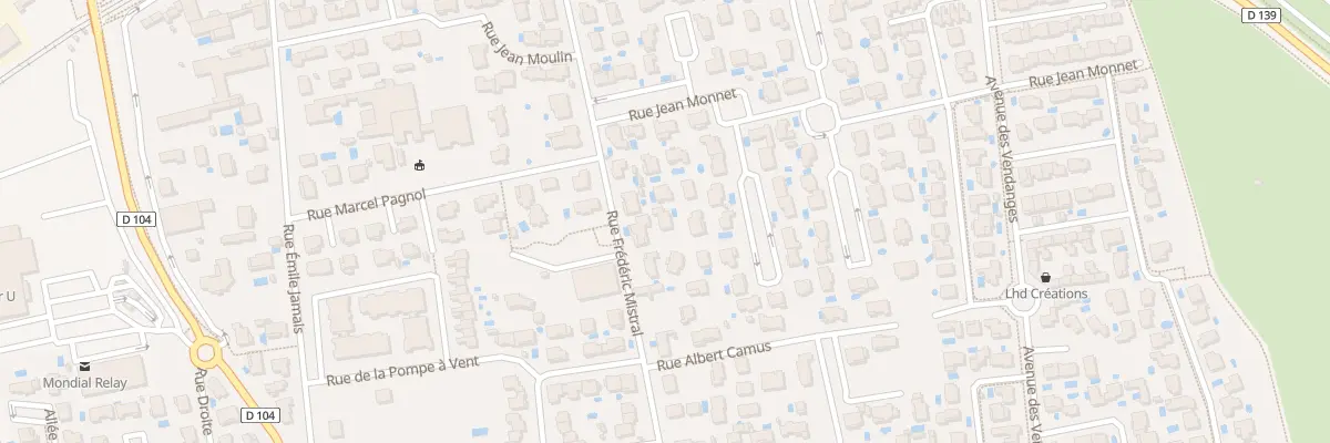 Plan du 335T Rue Frederic Mistral à Vergèze