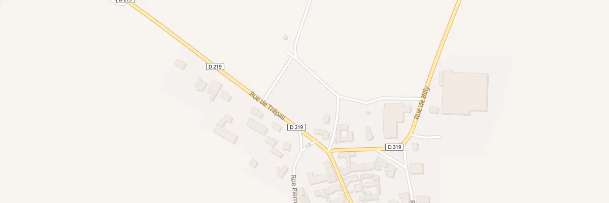 Plan du 2 Rue de Trepail à Vaudemange