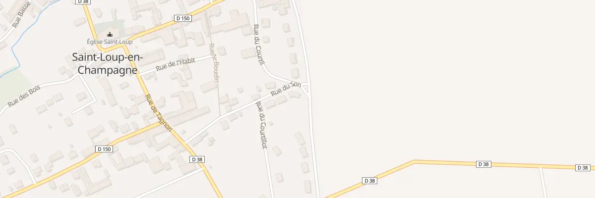 Plan du 12 Rue du Son à Saint-Loup-en-Champagne