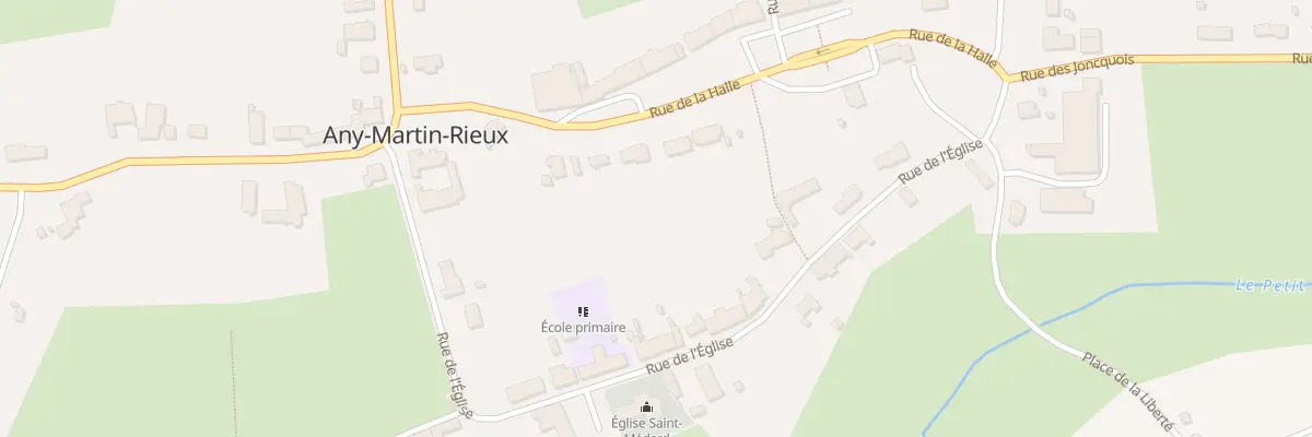 Plan du 8 Rue de la Halle à Any-Martin-Rieux