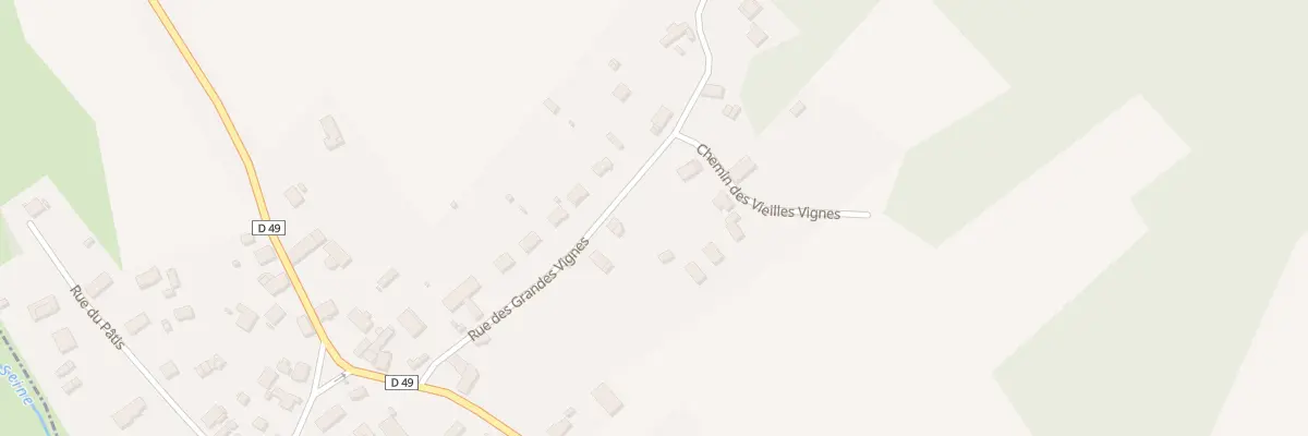 Plan du 16 Rue des Grandes Vignes à Villemoyenne