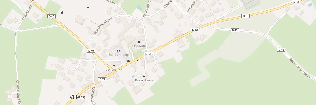 Plan du 21 Imp du Couvent à Villers