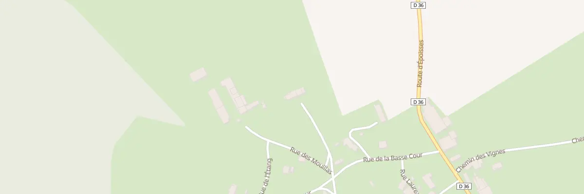 Plan du 1 Rue des Grands Bois à Thoste