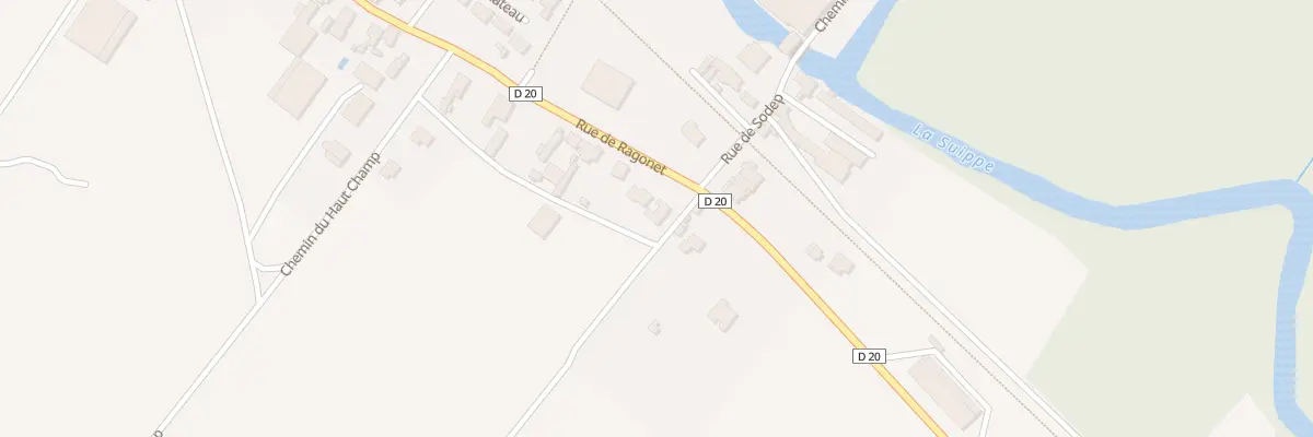 Plan du 1 Rue du Moulin de Haut à Warmeriville