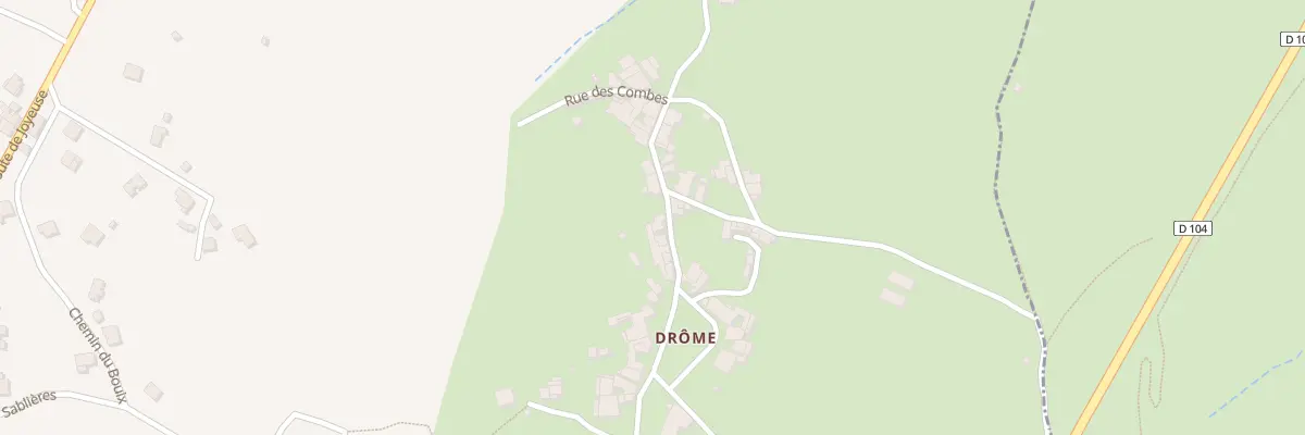 Plan du 754 Che de Drome la Romaine à Lablachère