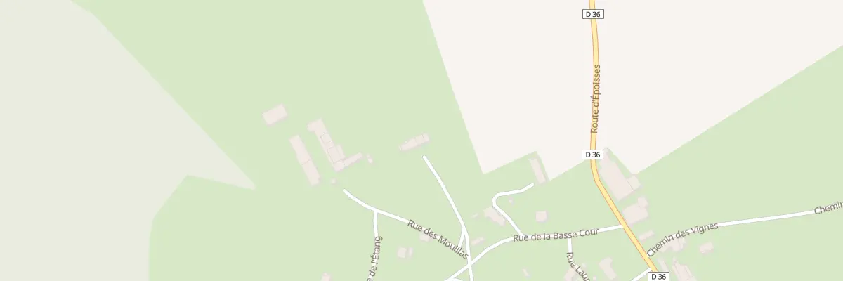 Plan du 3 Rue des Grands Bois à Thoste