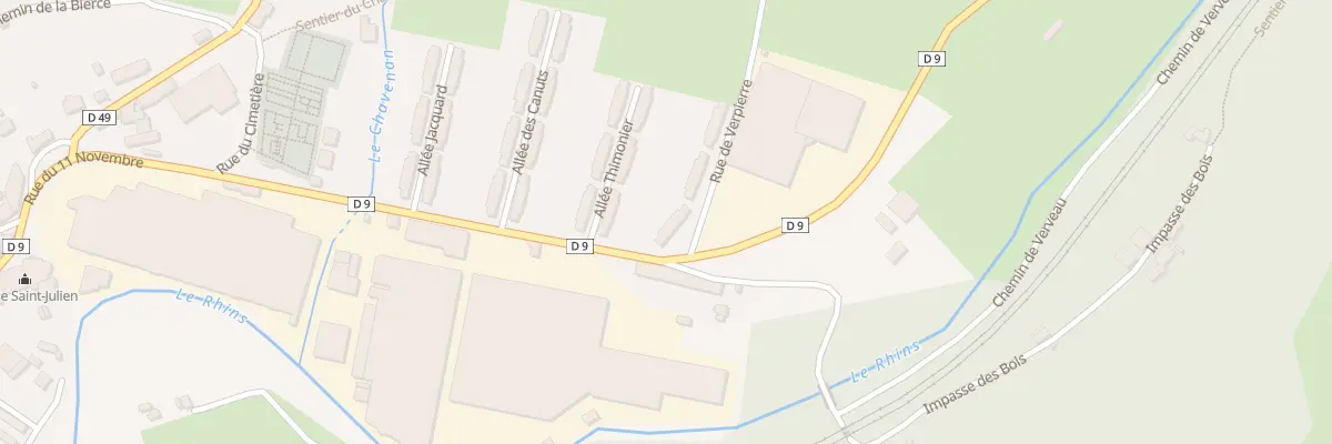 Plan du 41 Rue Verpierre à Régny