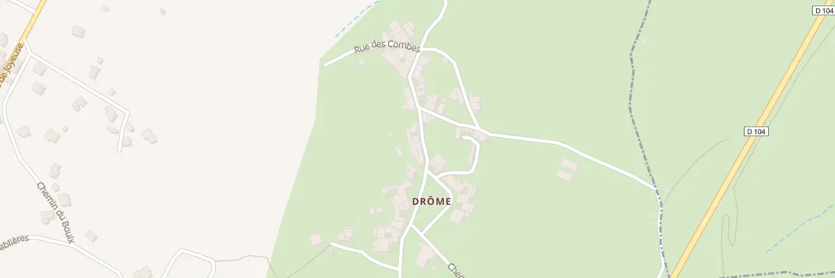 Plan du 766 Che de Drome la Romaine à Lablachère