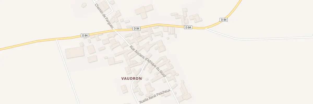 Plan du 6 Rue Anciens d’Afrique du Nord à Balnot-la-Grange