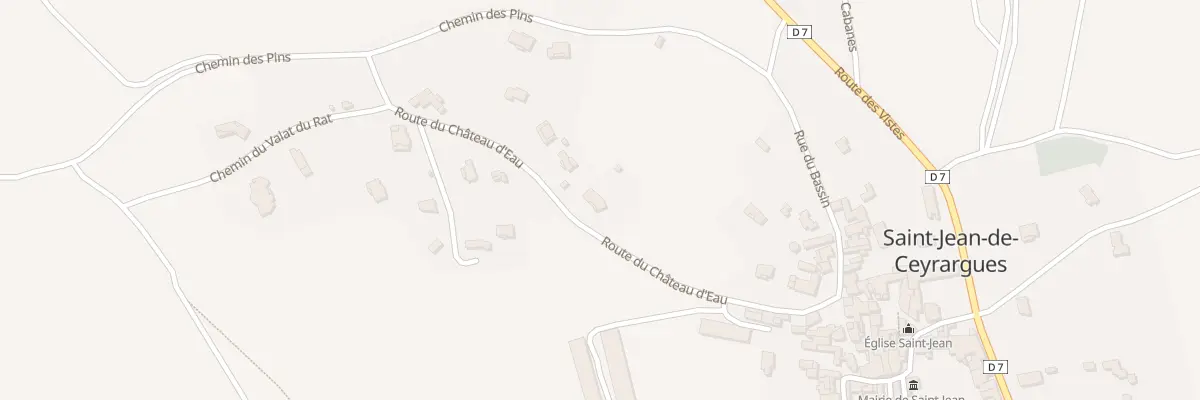 Plan du 220 Rte du Château d’Eau à Saint-Jean-de-Ceyrargues
