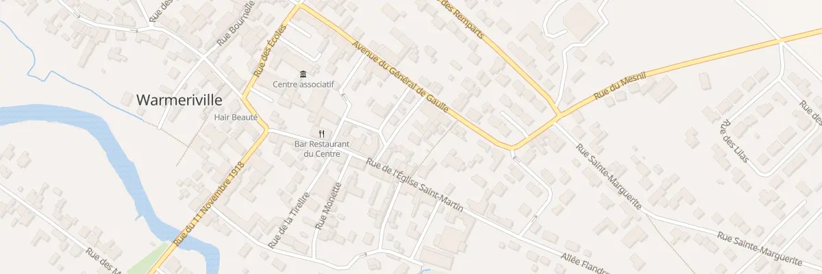 Plan du 2 Rue de Becker à Warmeriville