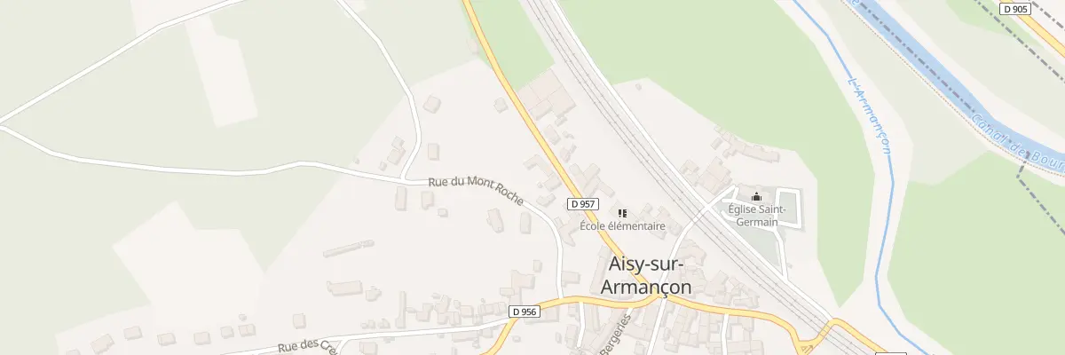 Plan du 10 Rue Guy Marchi à Aisy-sur-Armançon
