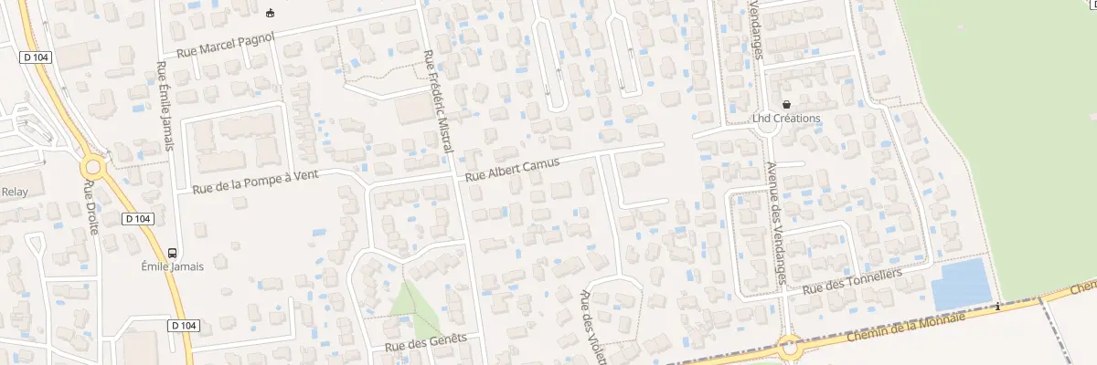 Plan du 80 Imp Albert Camus à Vergèze