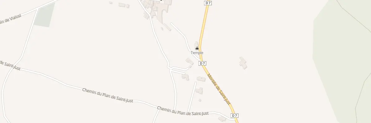 Plan du 4 Che Piétonnier à Saint-Just-et-Vacquières