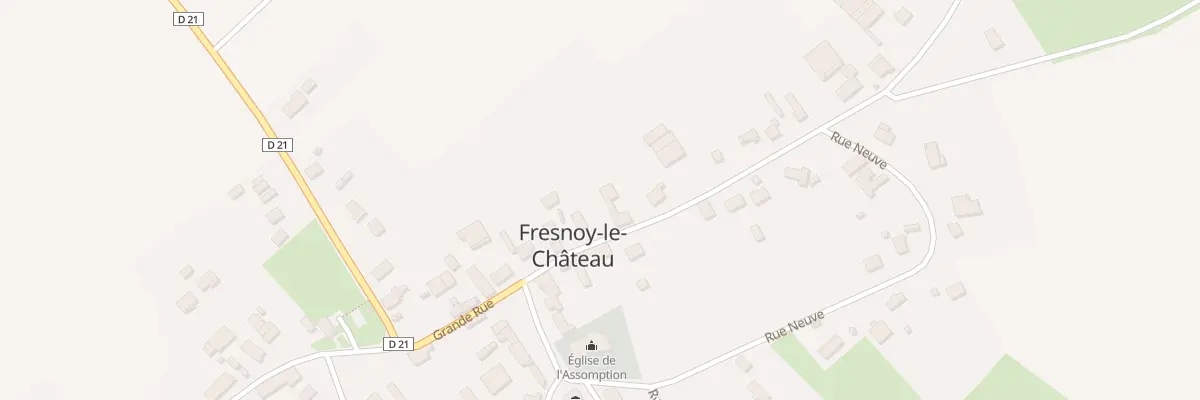 Plan du 15 Gr Grande Rue à Fresnoy-le-Château
