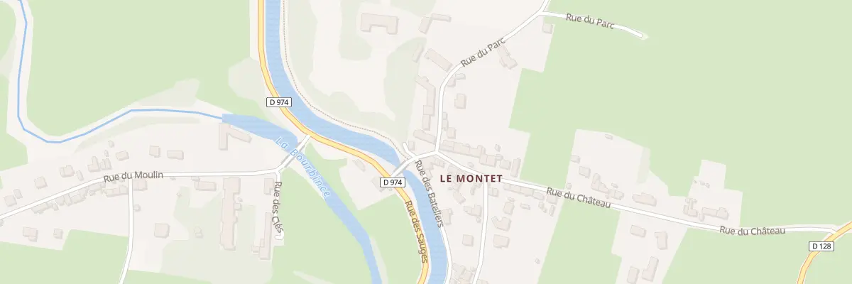 Plan du 1 Rue du Parc à Palinges