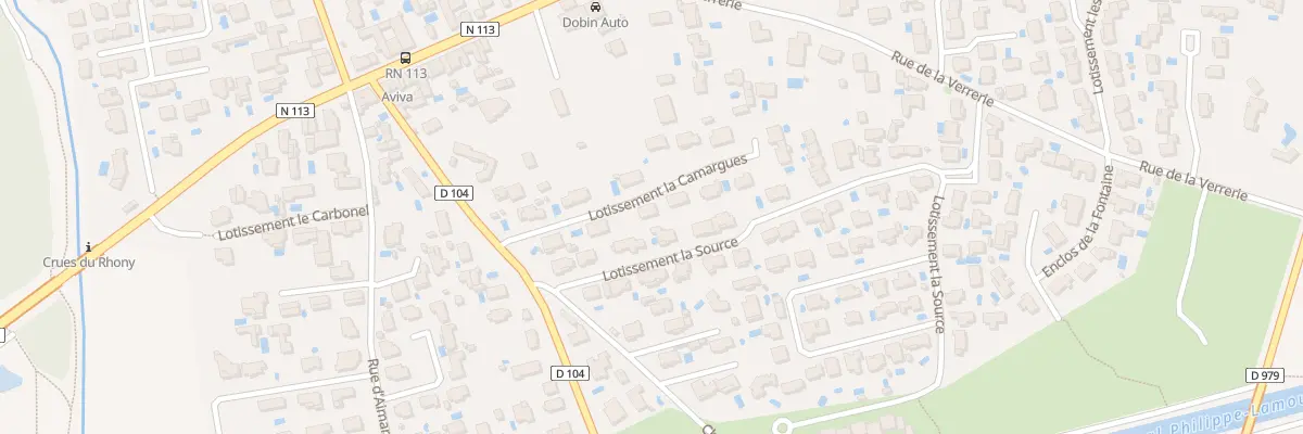 Plan du 6 Lot la Camargue à Codognan