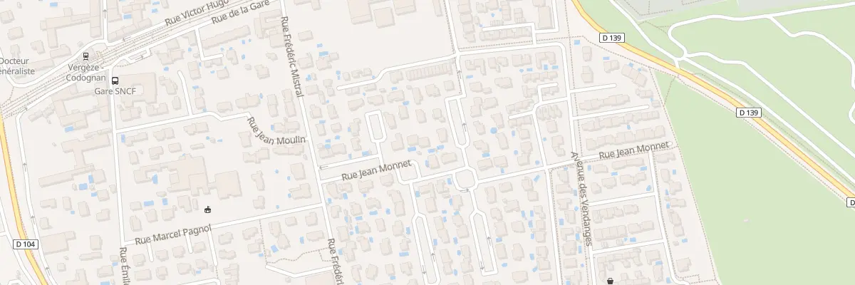 Plan du 72 Rue du Docteur Perrier à Vergèze