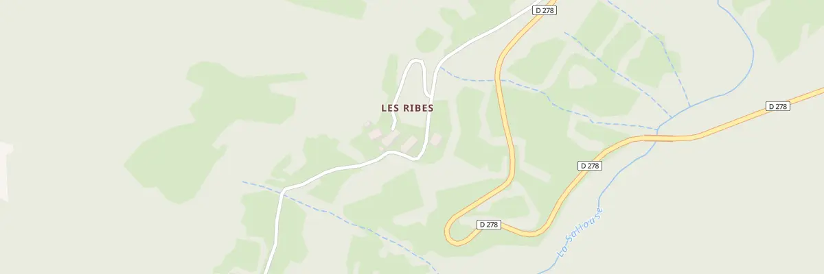 Plan du 5174 Les Ribes à Borée
