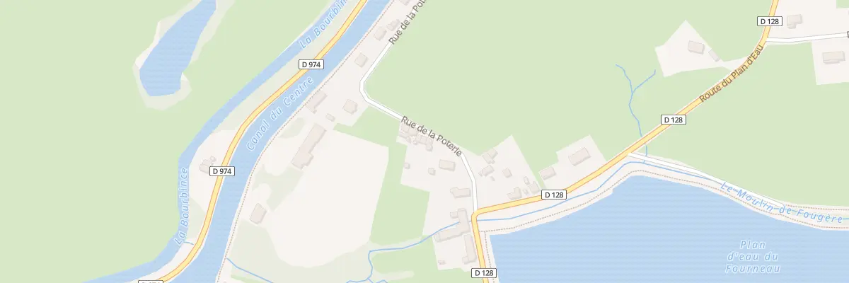 Plan du 9004 Rue de la Poterie à Palinges