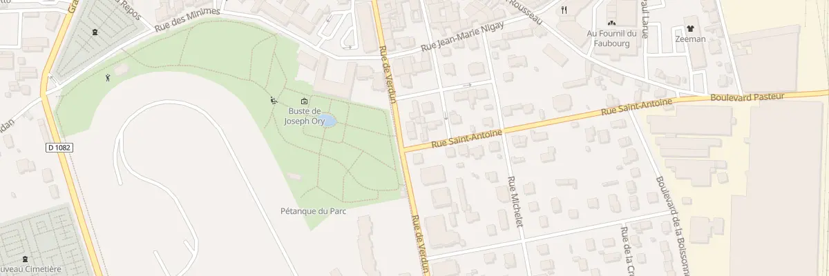 Plan du 1 Rue Saint-antoine à Feurs
