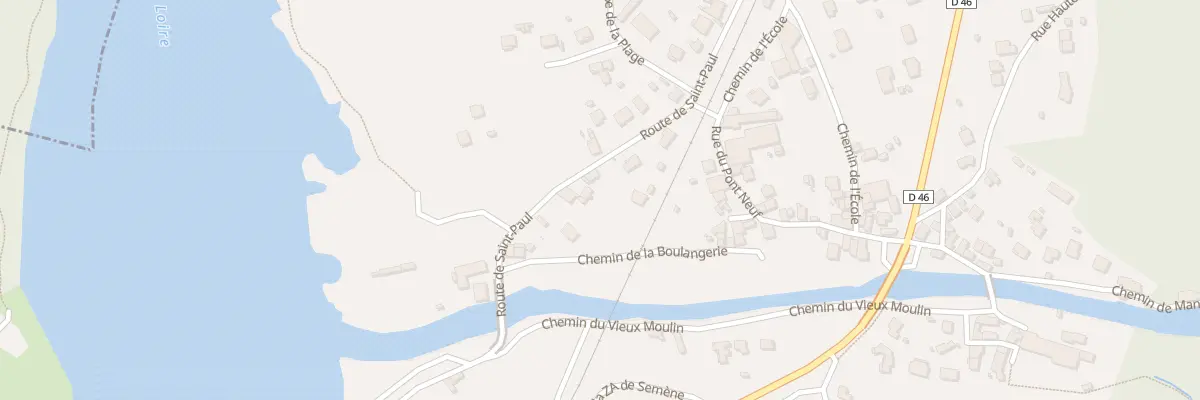 Plan du 972 Rte de Saint-Paul à Aurec-sur-Loire