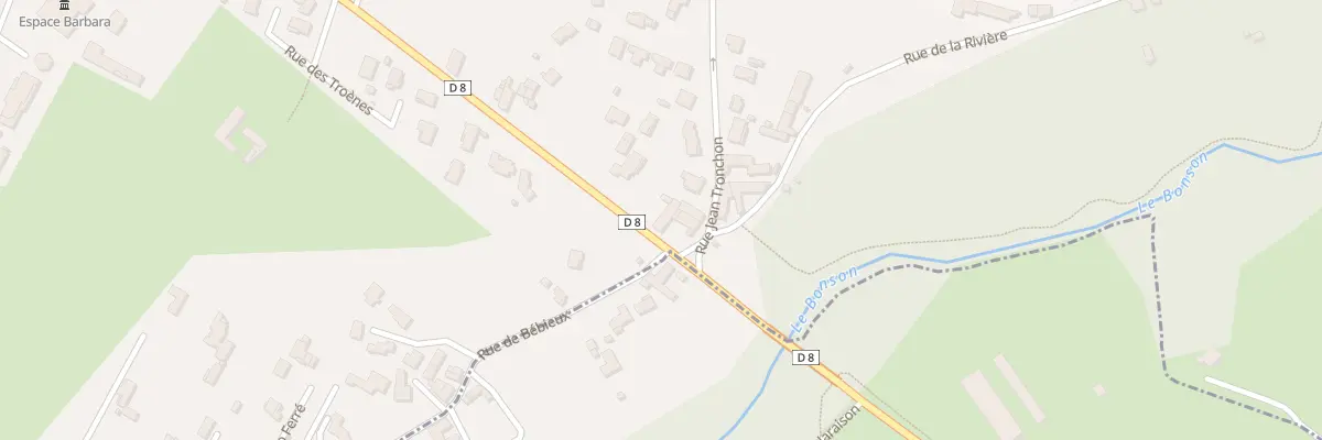 Plan du 21 Av de Saint-Rambert à Bonson