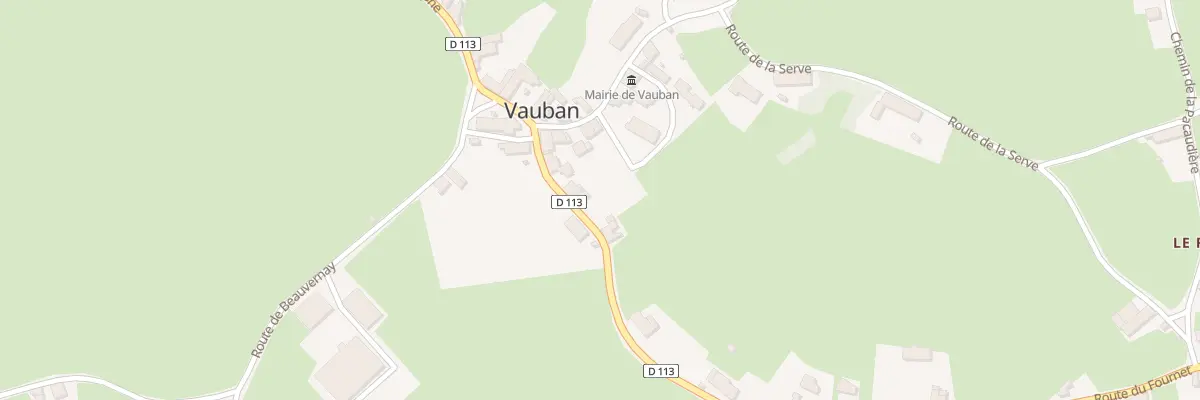 Plan du 131 Rte du Fournet à Vauban