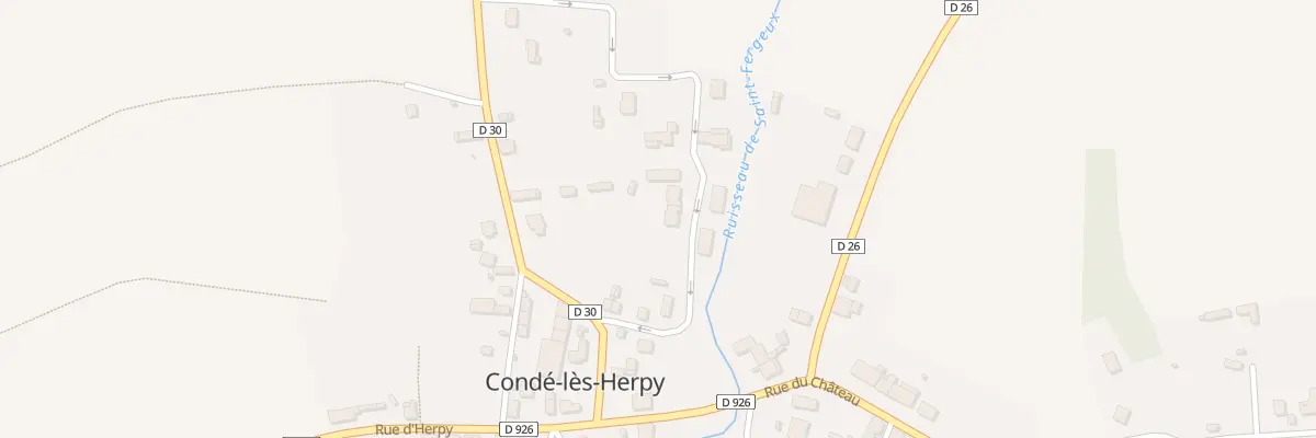 Plan du 8 Rue du Moulin à Condé-lès-Herpy