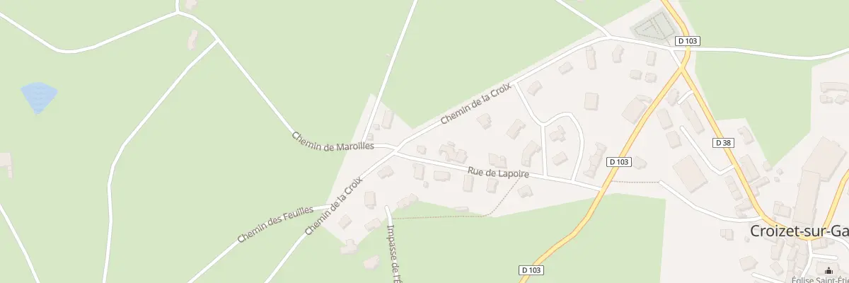 Plan du 214 Rue de Lapoire à Croizet-sur-Gand