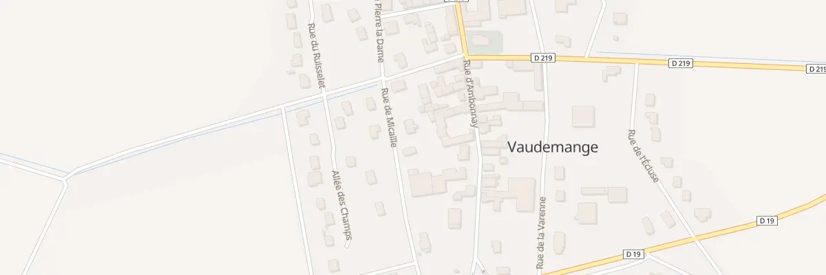 Plan du 6 Rue de Micaille à Vaudemange