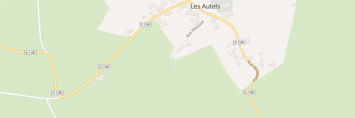 Plan du 1 Rue Massone aux Autels