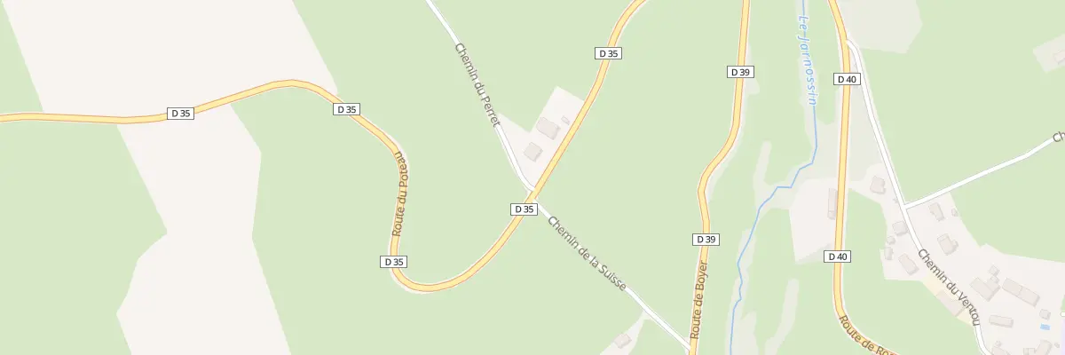 Plan du 230 Rte du Poteau à Jarnosse