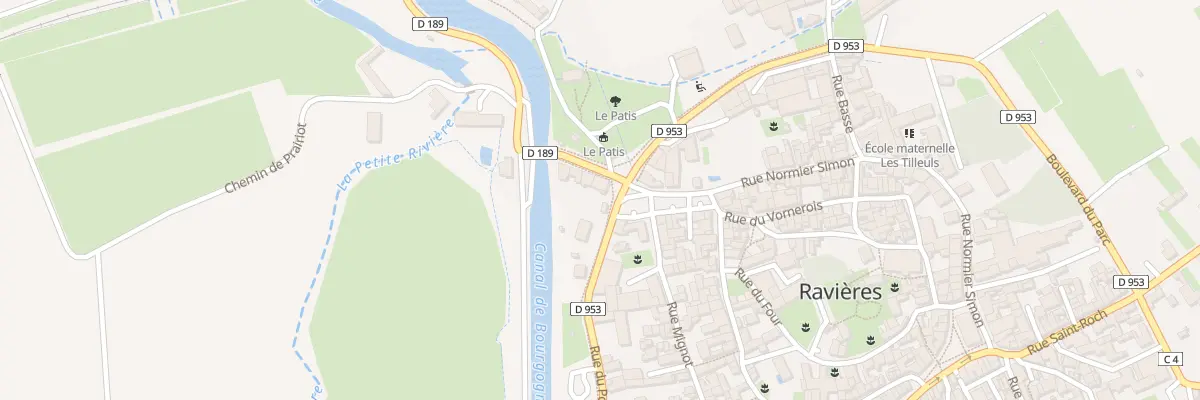 Plan du 21 Pl Edme Dauphin à Ravières