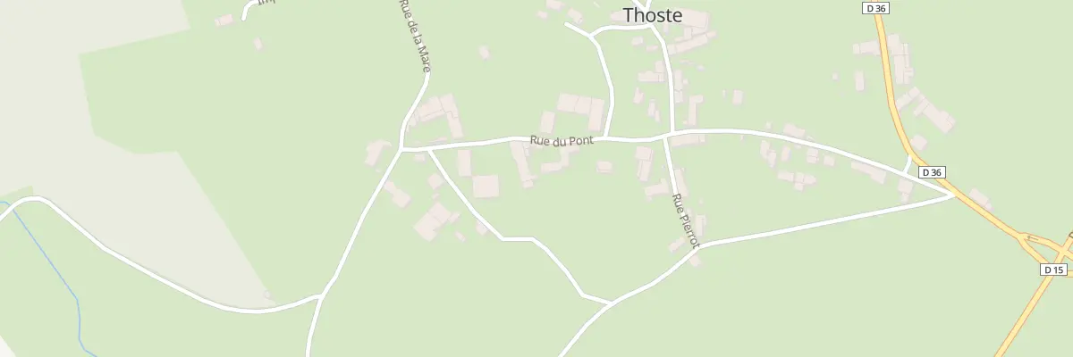 Plan du 7 Rue du Pont à Thoste