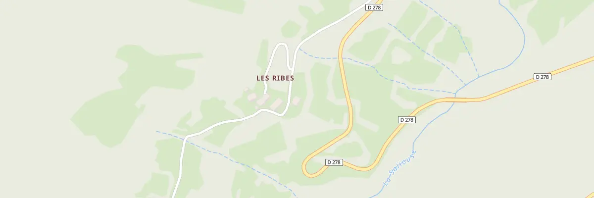 Plan du 5173 Les Ribes à Borée