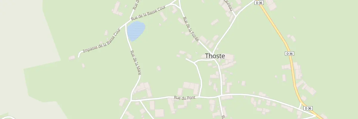 Plan du 3 Rue Gauthier à Thoste