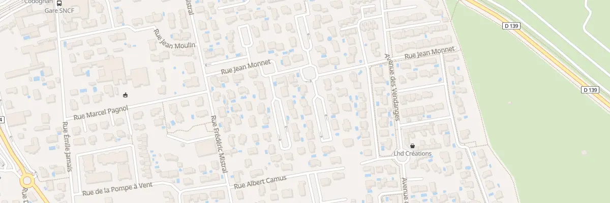 Plan du 198 Rue du Docteur Perrier à Vergèze