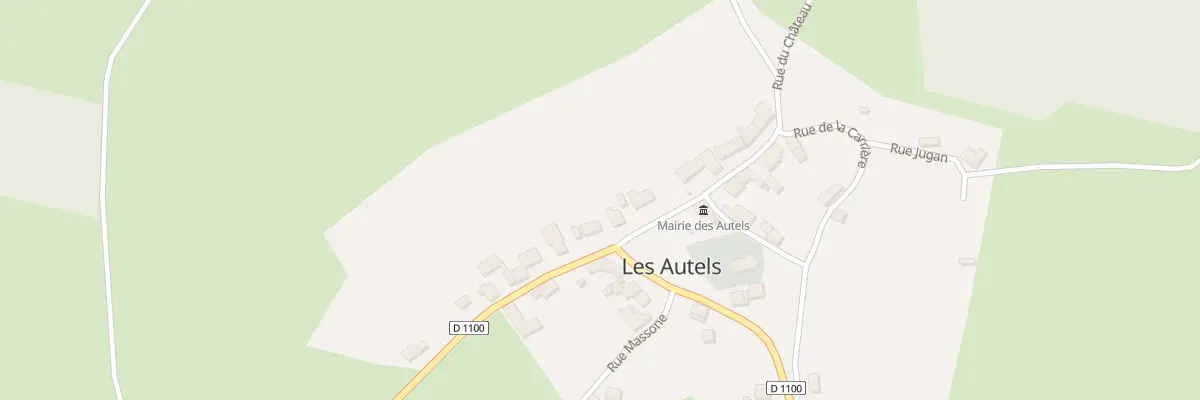Plan du 1 Rue du Château aux Autels