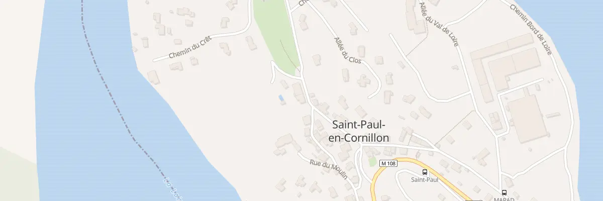 Plan du 9001 Che du Crêt à Saint-Paul-en-Cornillon