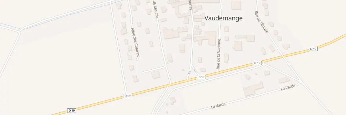 Plan du 2 Rue de Micaille à Vaudemange